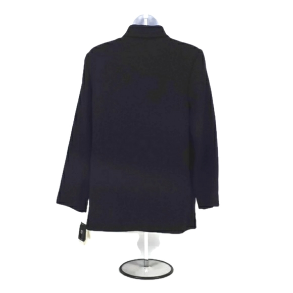 Valerie Stevens Black 3-Button Wool Jacket Blazer Womens 2P Petite - Picture 4 of 8